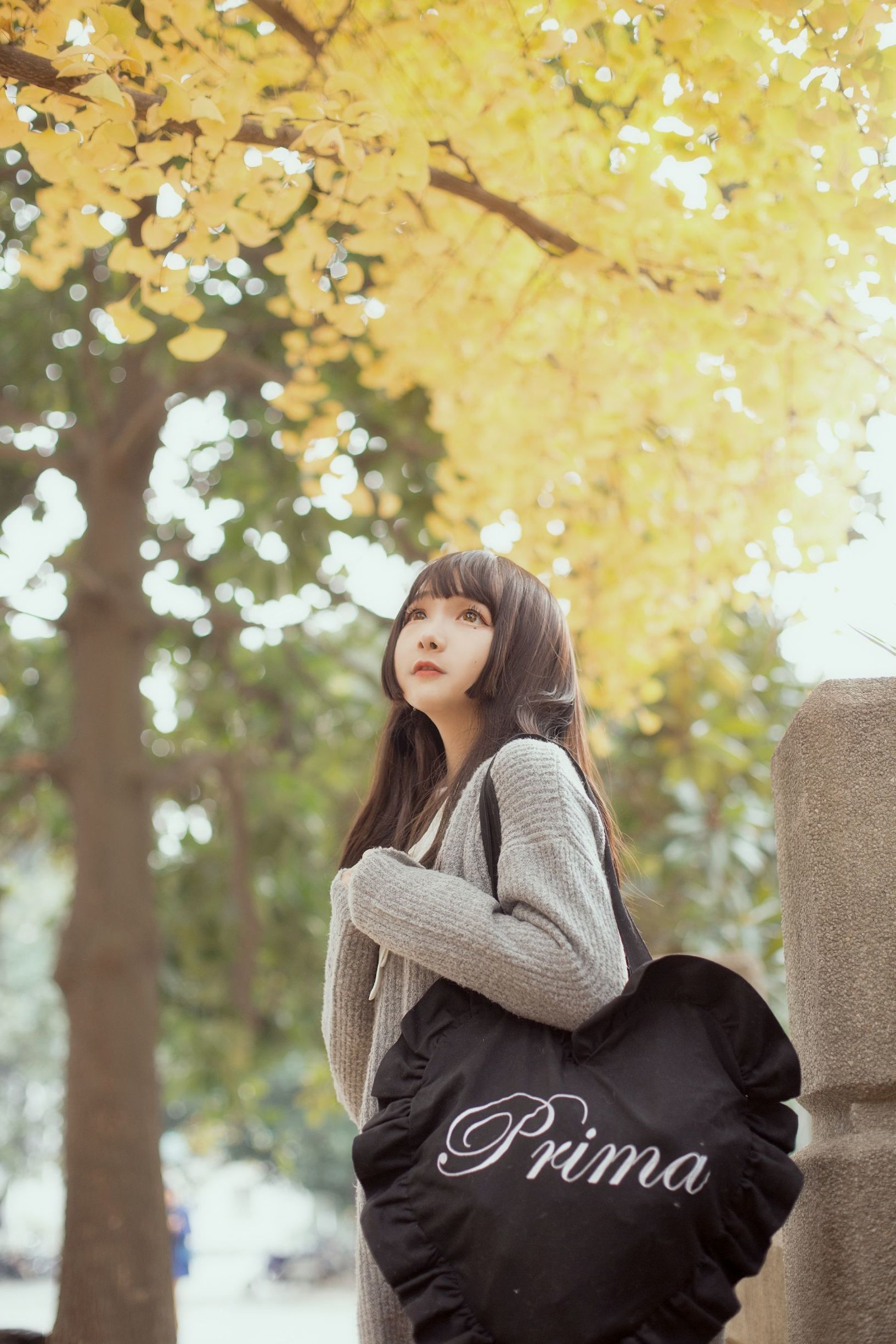 [Cosplay写真]二次元美女古川kagura银杏树下插图9